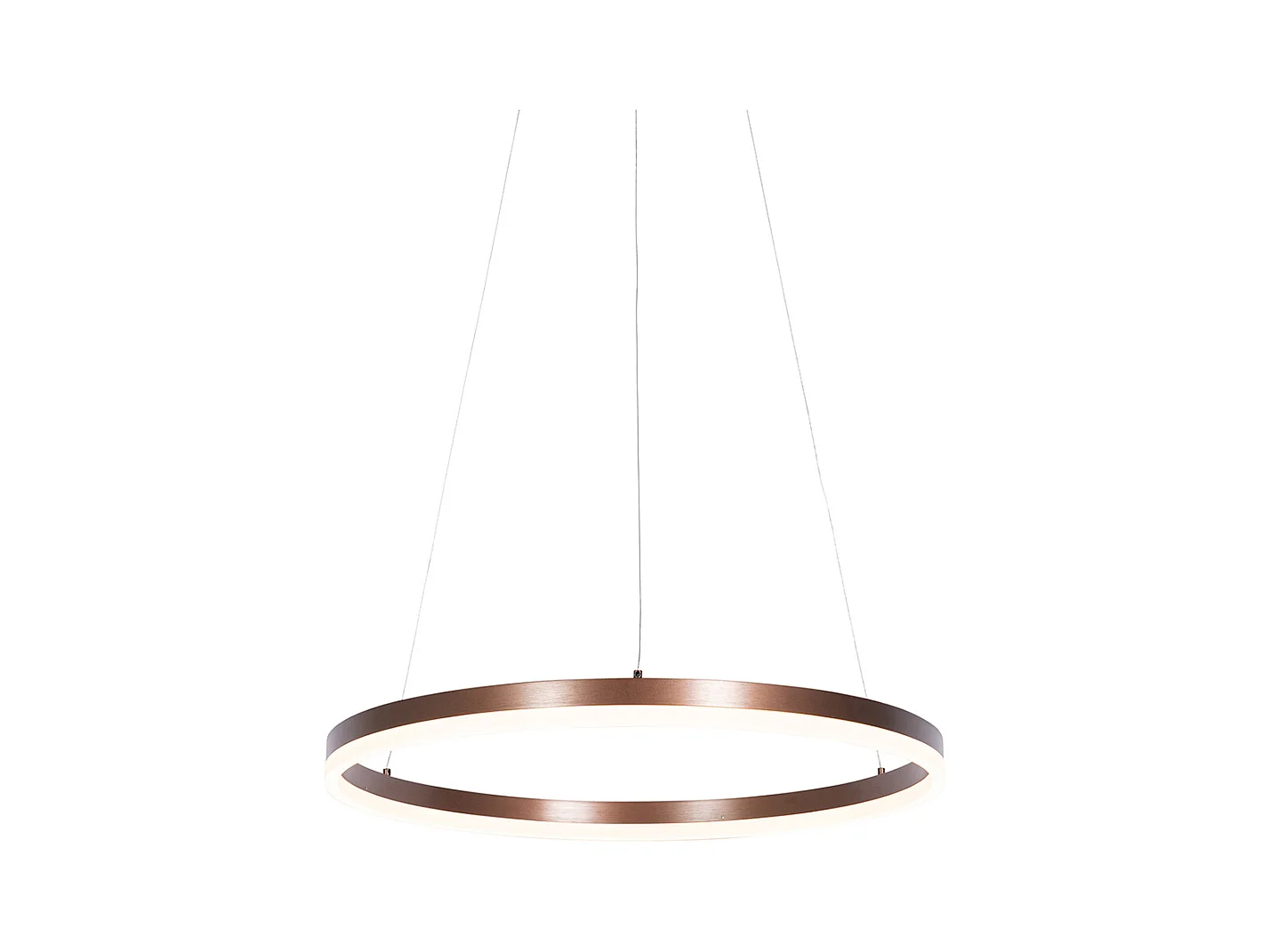 Suspension design bronze 60 cm avec LED dimmable en 3 étapes - Anello