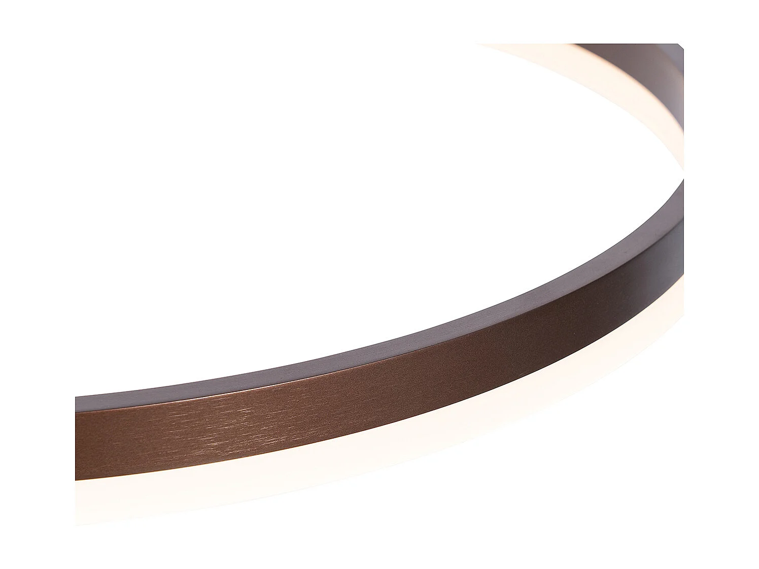 Suspension bronze foncé 60 cm avec LED à intensité variable 3 niveaux - Anello