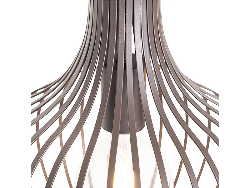 Suspension moderne marron 3 lumières - Sapphira