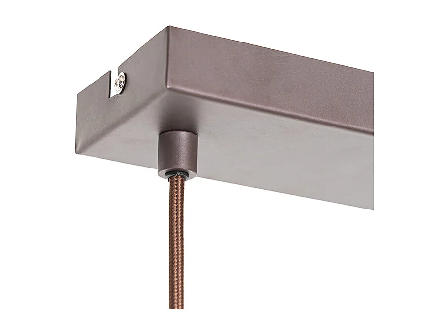 Suspension moderne marron 3 lumières - Sapphira