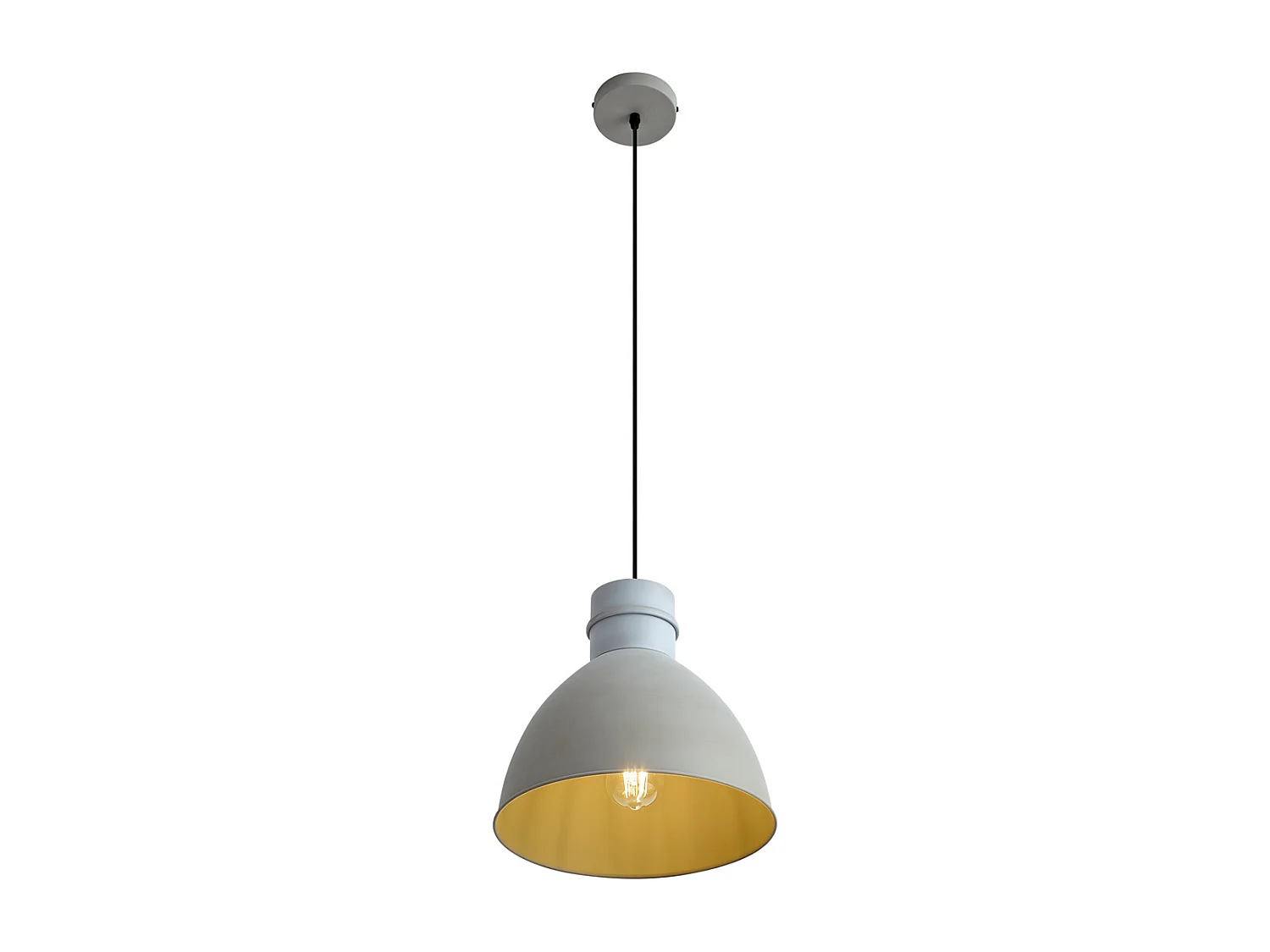 Suspension style campagnard grise - Dory