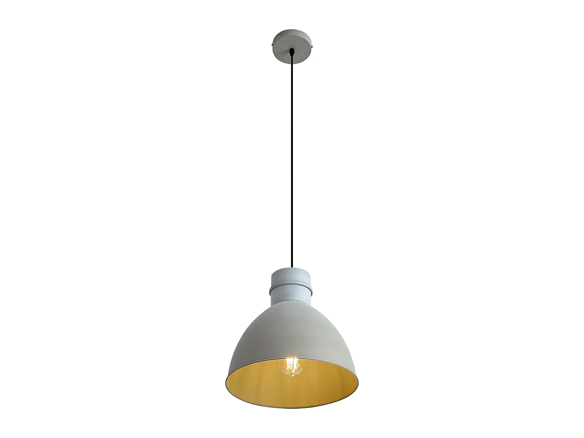 Suspension style campagnard grise - Dory