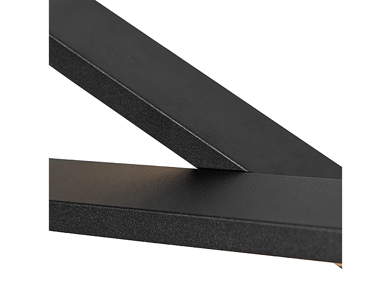 Lampe suspendue noire avec LED dimmable en 3 étapes 6 lumières - Jolanta