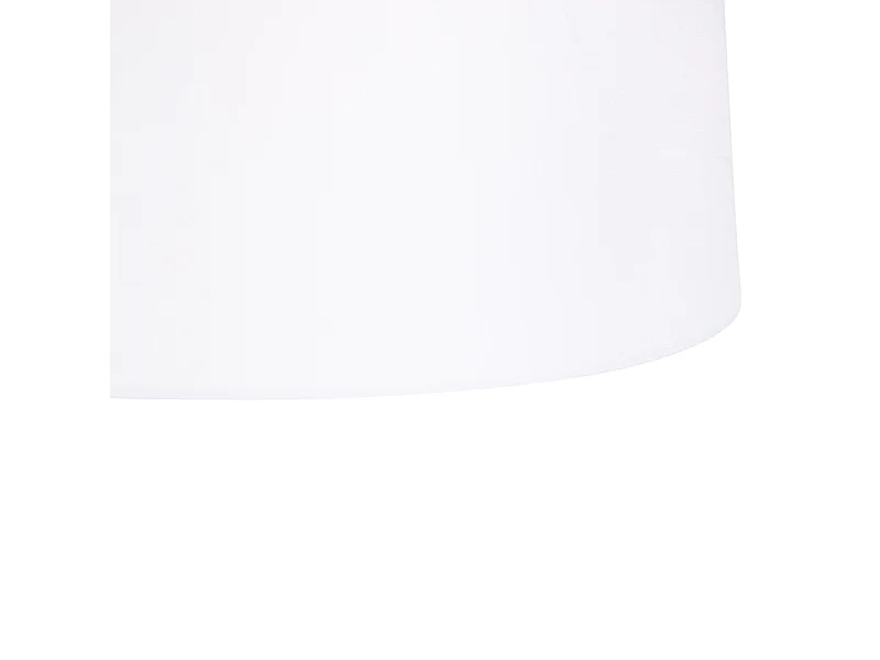 Suspension en acier avec abat-jour en lin blanc 35 cm - Blitz