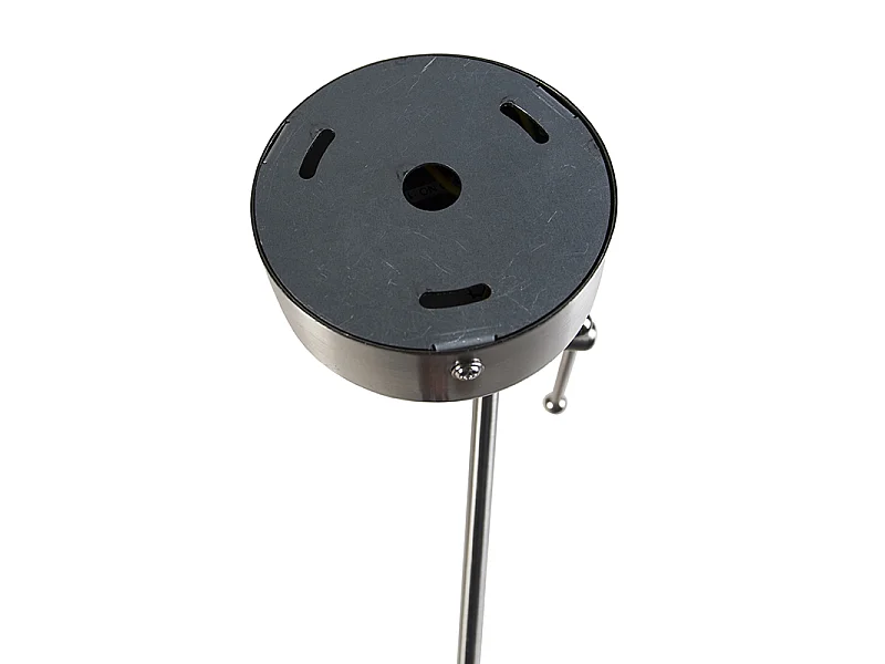 Suspension en acier avec abat-jour en lin blanc 35 cm - Blitz