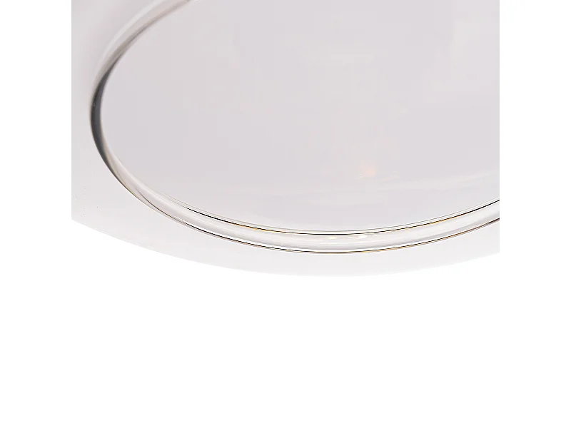 Suspension design noire avec verre doré et fumé 4 lumières - Kyan