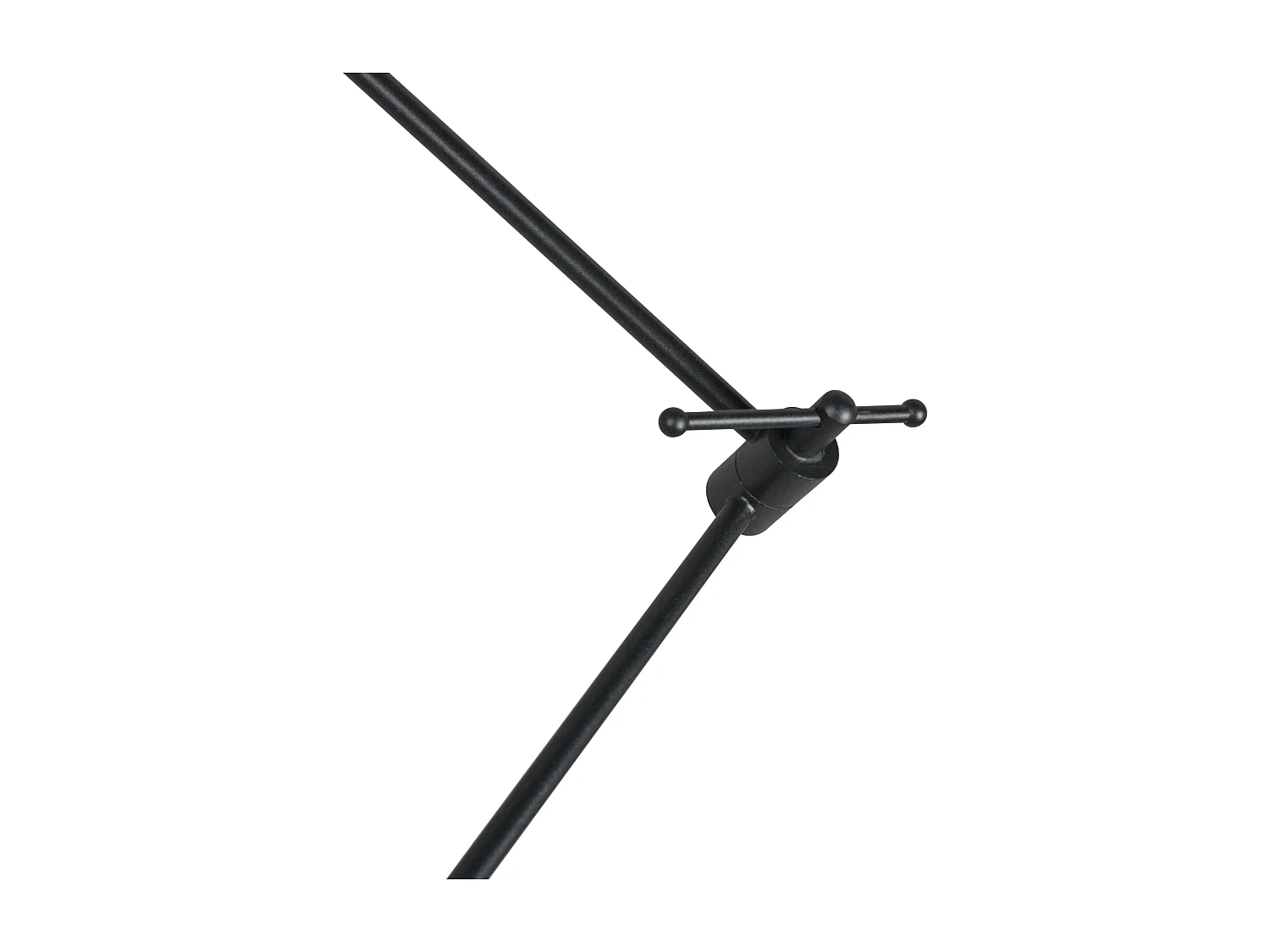 Lampe suspendue moderne noire sans abat-jour - Blitz II