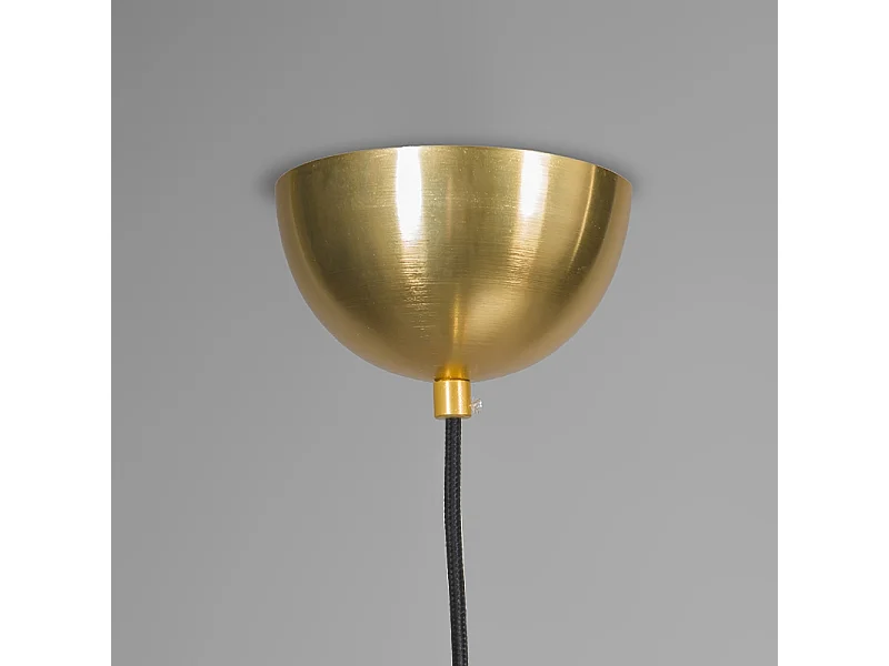 Suspension Art Déco dorée 50 cm - Slice