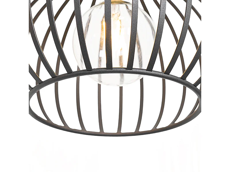 Suspension moderne noire 3 lumières - Sapphira