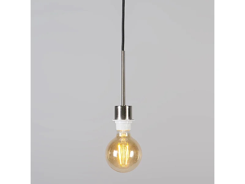 Suspension acier avec câble noir - Combi 1