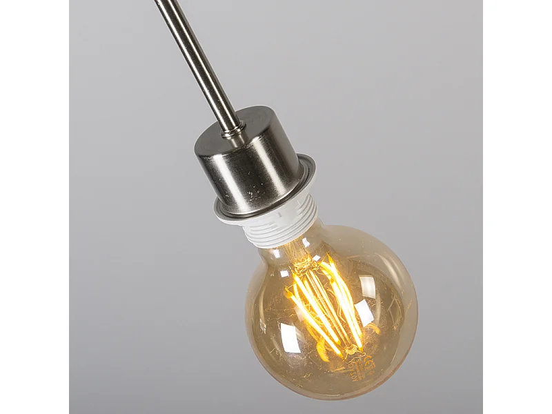 Suspension acier avec câble noir - Combi 1