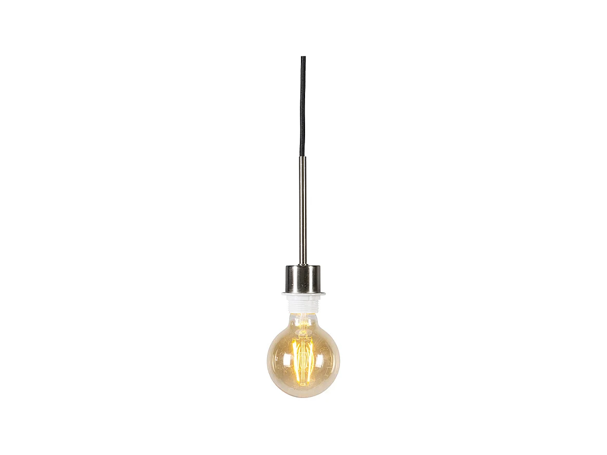 Suspension acier avec câble noir - Combi 1
