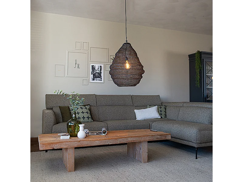 Suspension orientale noire 45 cm - Nidum