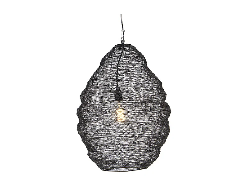 Suspension orientale noire 45 cm - Nidum L