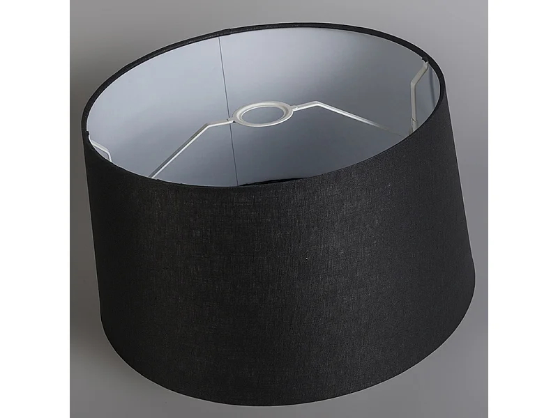 Lampe à suspension moderne blanc avec abat-jour 45 cm noir - Combi 1