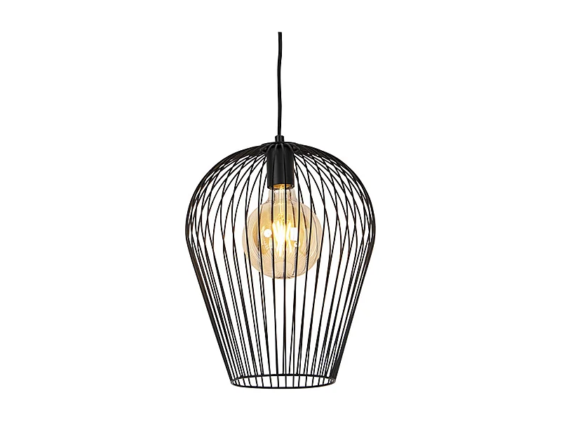 Lampe suspension noire - Wire Ario