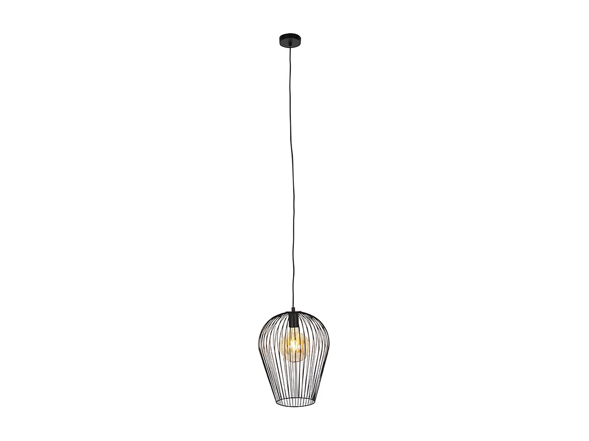Lampe suspension noire - Wire Ario