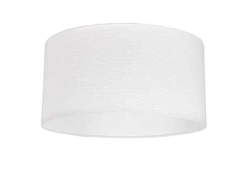 Suspension moderne blanche avec abat-jour blanc 50 cm - Combi 1