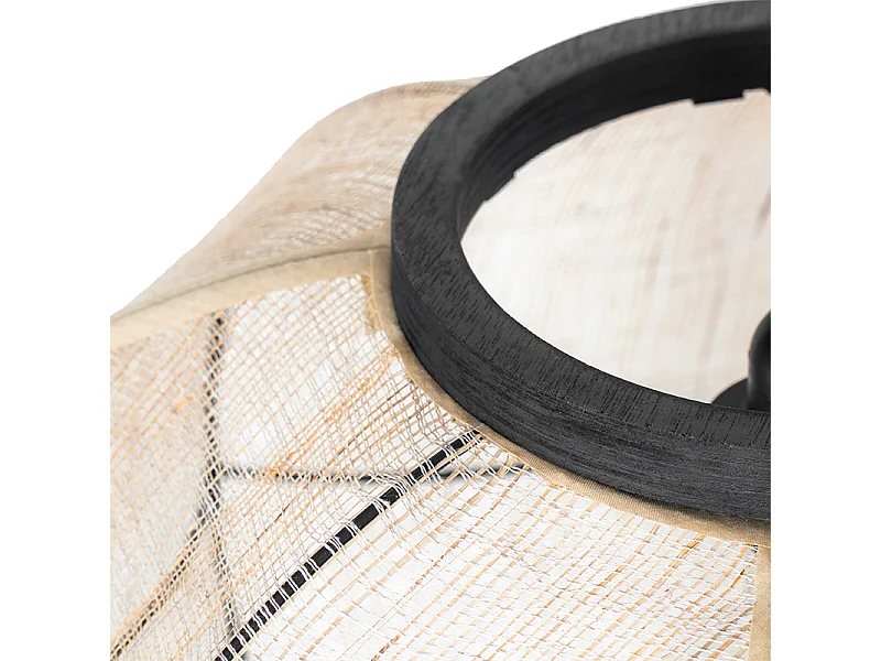 Suspension orientale tissu marron 48 cm - Rob