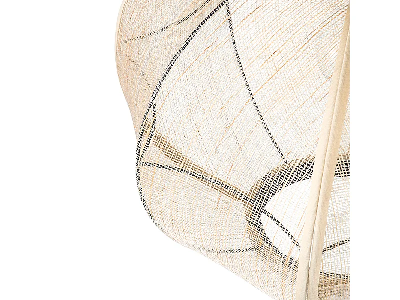 Suspension orientale tissu marron 48 cm - Rob