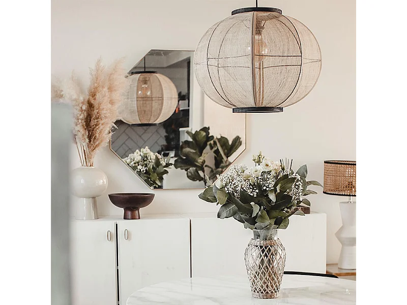 Suspension orientale marron 48 cm - Rob