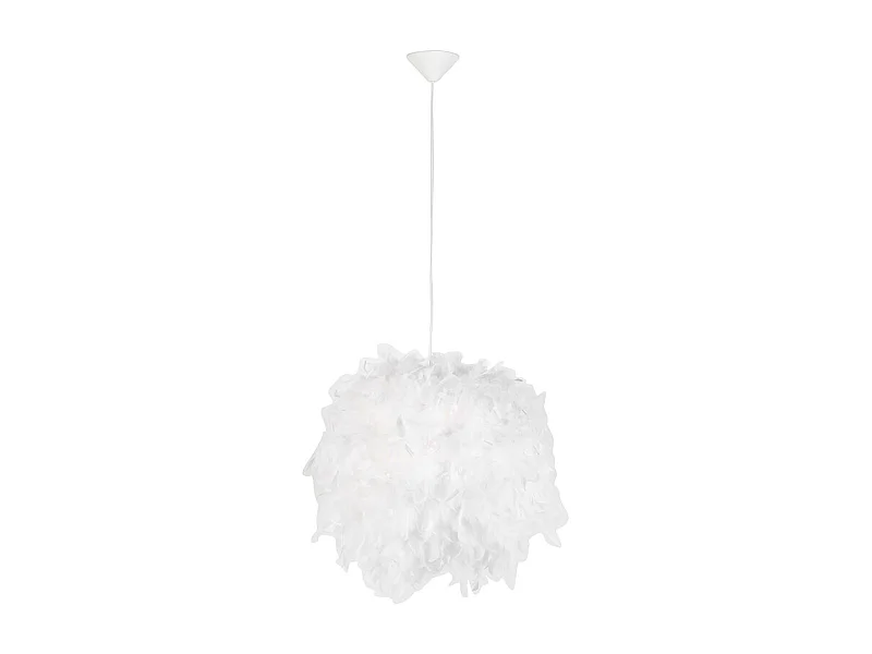 Suspension rustique blanche - Feather