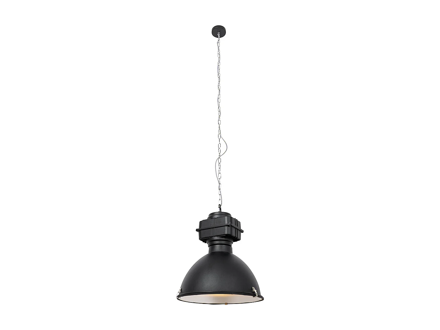 Suspension industrielle noire 53,5 cm - Sicko