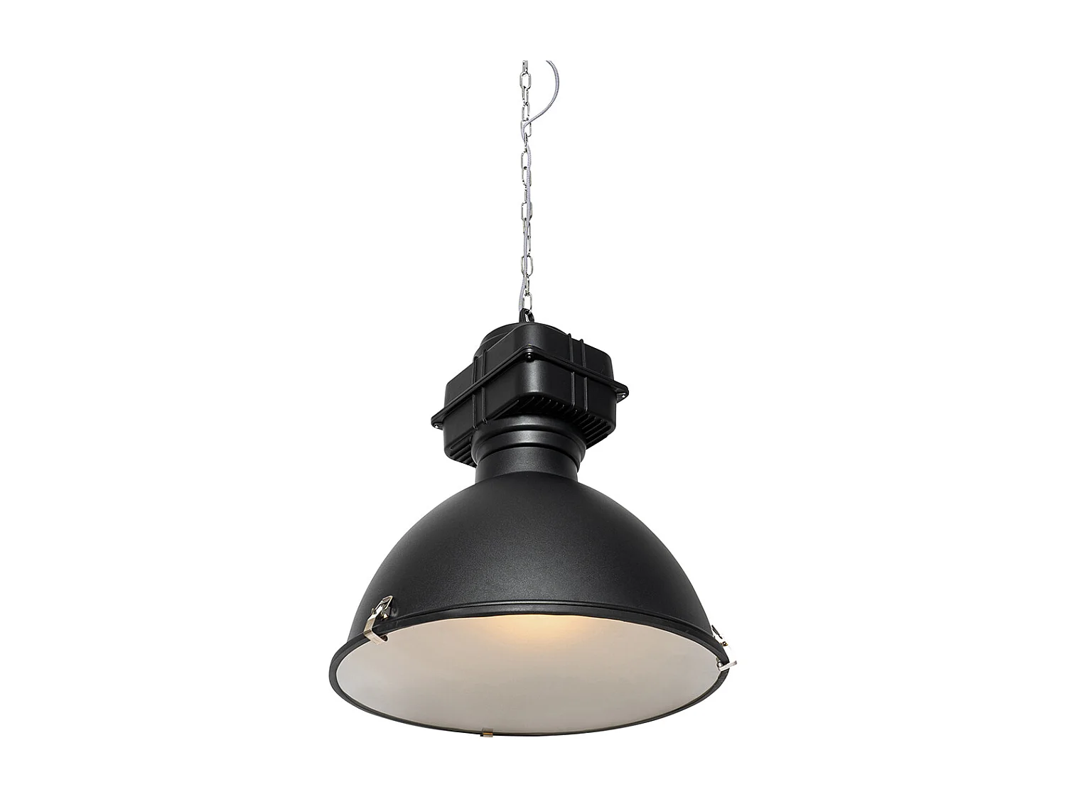 Suspension industrielle noire 53,5 cm - Sicko