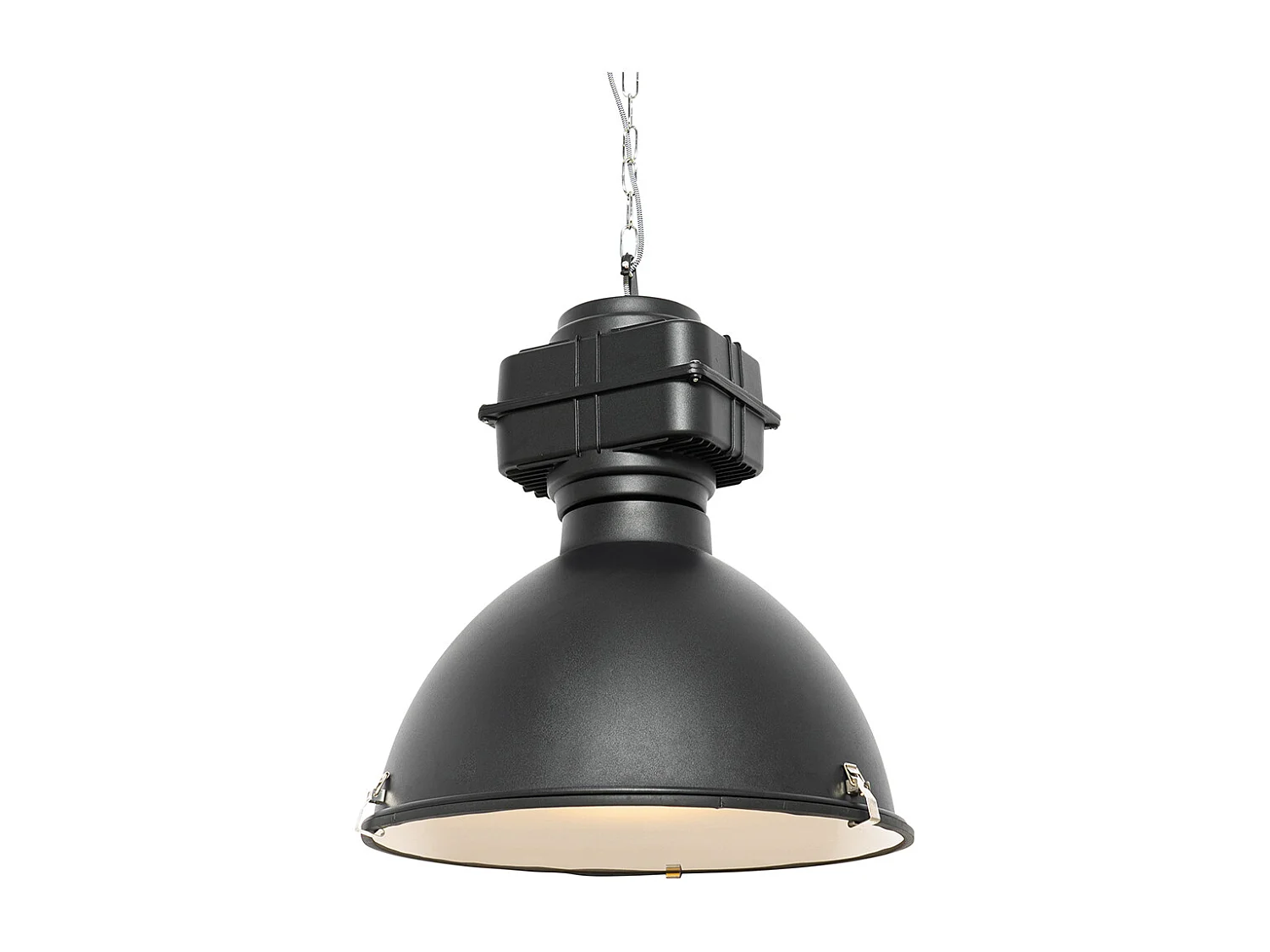 Suspension industrielle noire 53,5 cm - Sicko