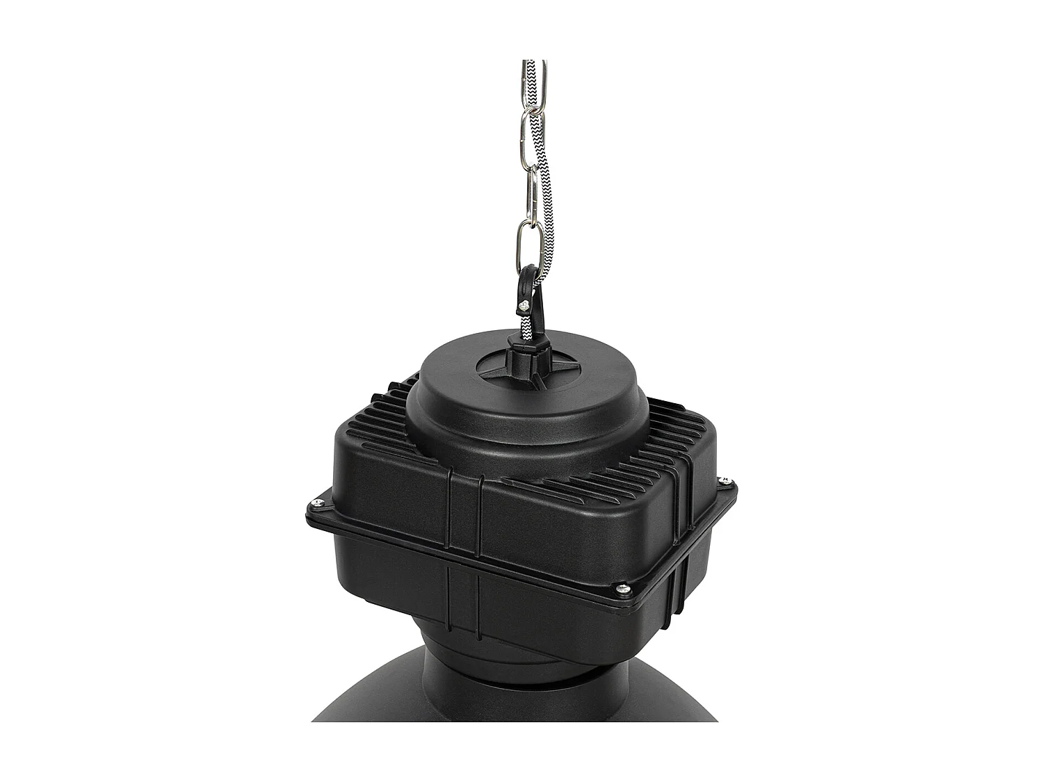 Suspension industrielle noire 53,5 cm - Sicko