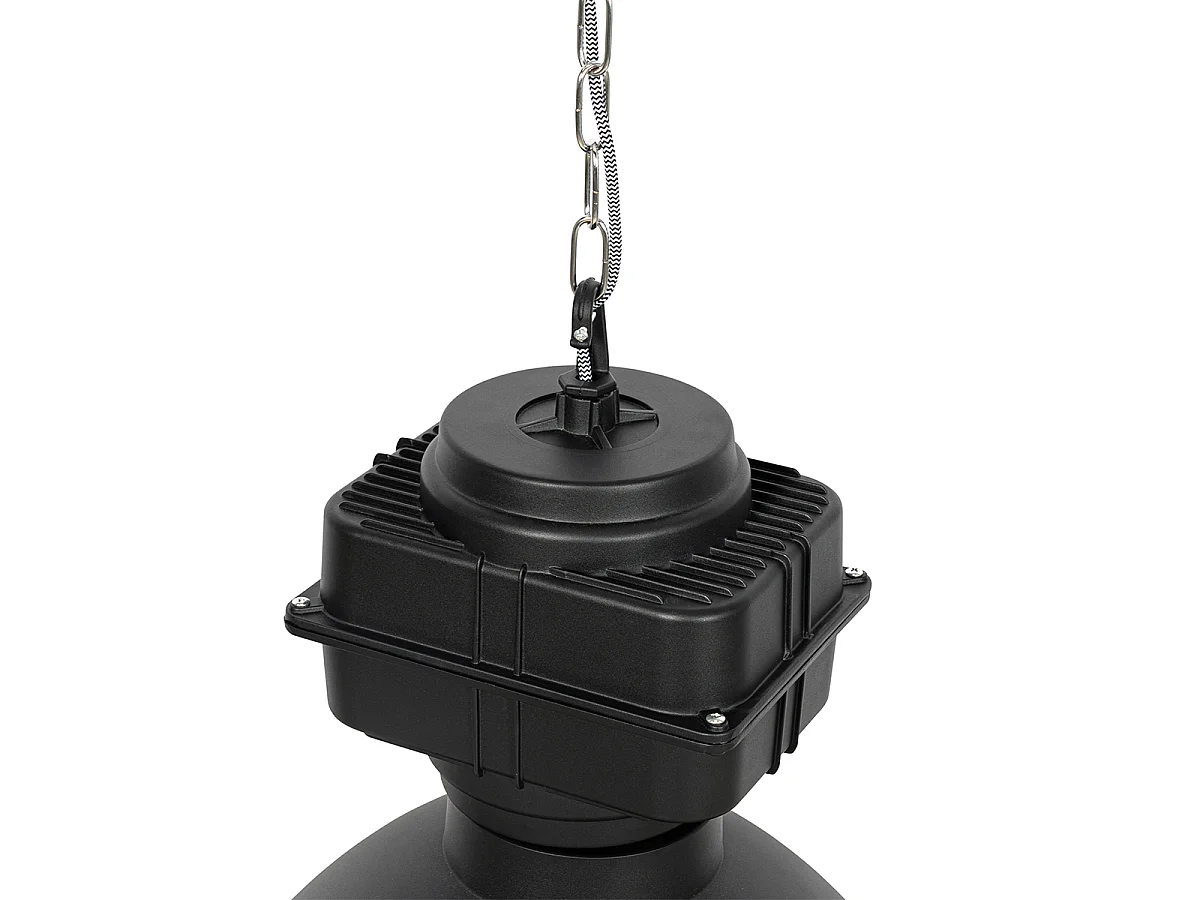 Suspension industrielle noire 53,5 cm - Sicko