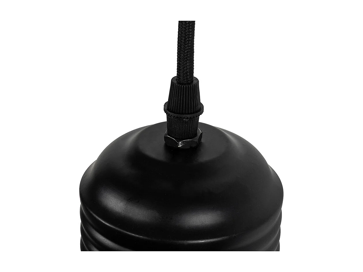 Suspension design noire 3 lumières - Raga