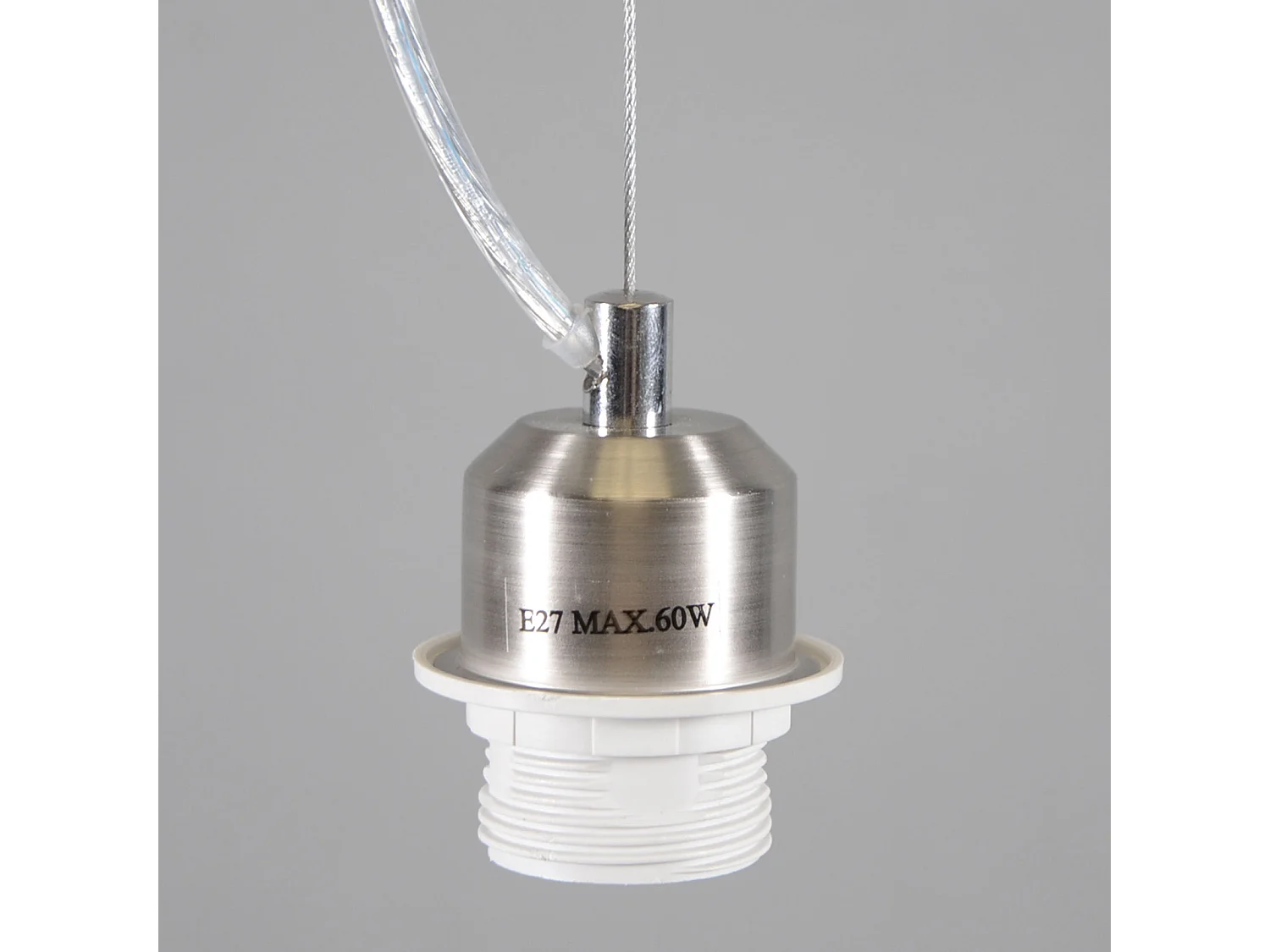 Lampe à suspension moderne en acier avec abat-jour 45 cm noir - Cappo 1