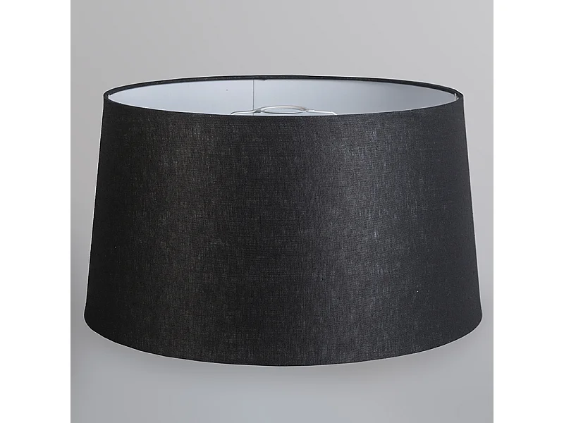 Lampe à suspension moderne en acier avec abat-jour 45 cm noir - Cappo 1