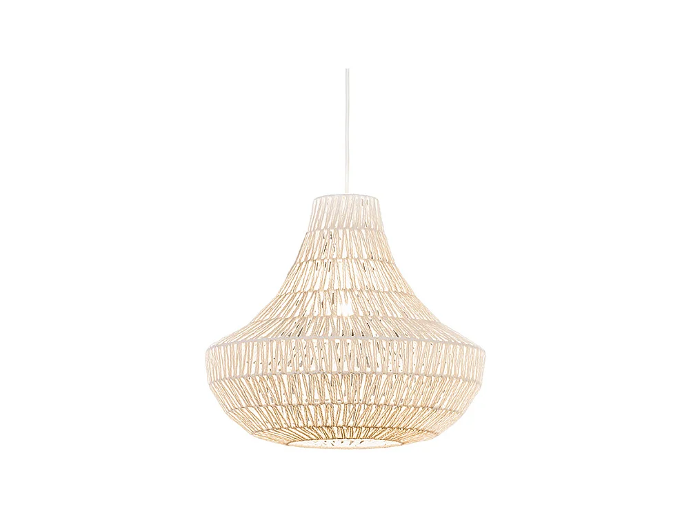 Lampe à suspension rétro blanche 50 cm - Lina Cono 50
