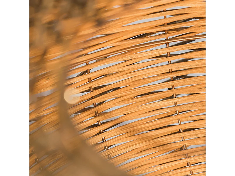 Lampe suspension rurale en rotin - Hatch 45