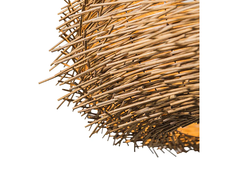 Lampe suspension rurale en rotin - Hatch 45