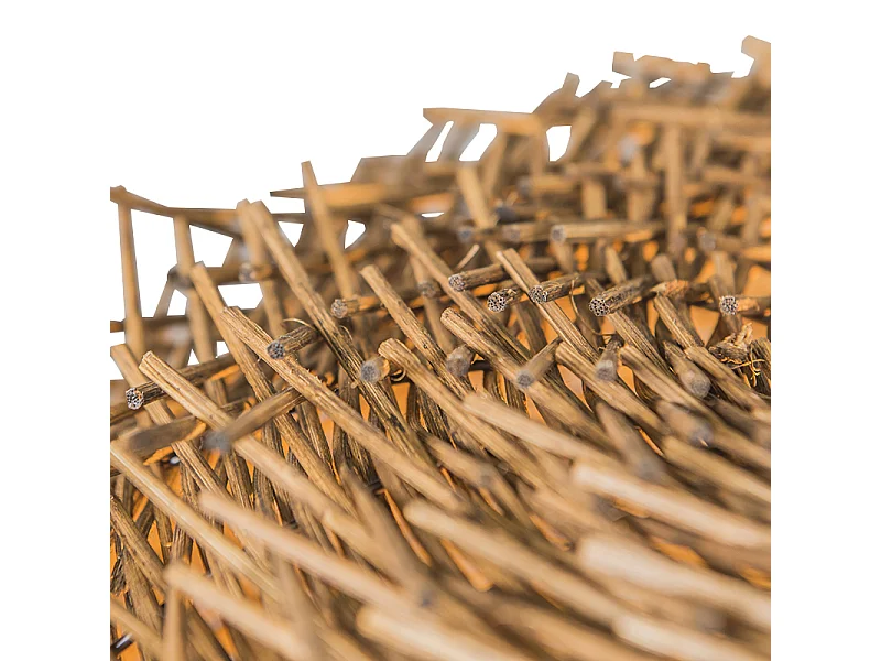 Suspension rustique en rotin brun - Hatch 45