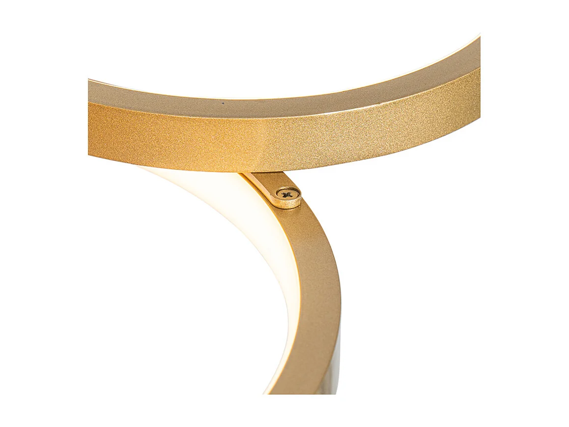 Suspension dorée avec LED à intensité variable 3 niveaux 3 lumières - Rondas