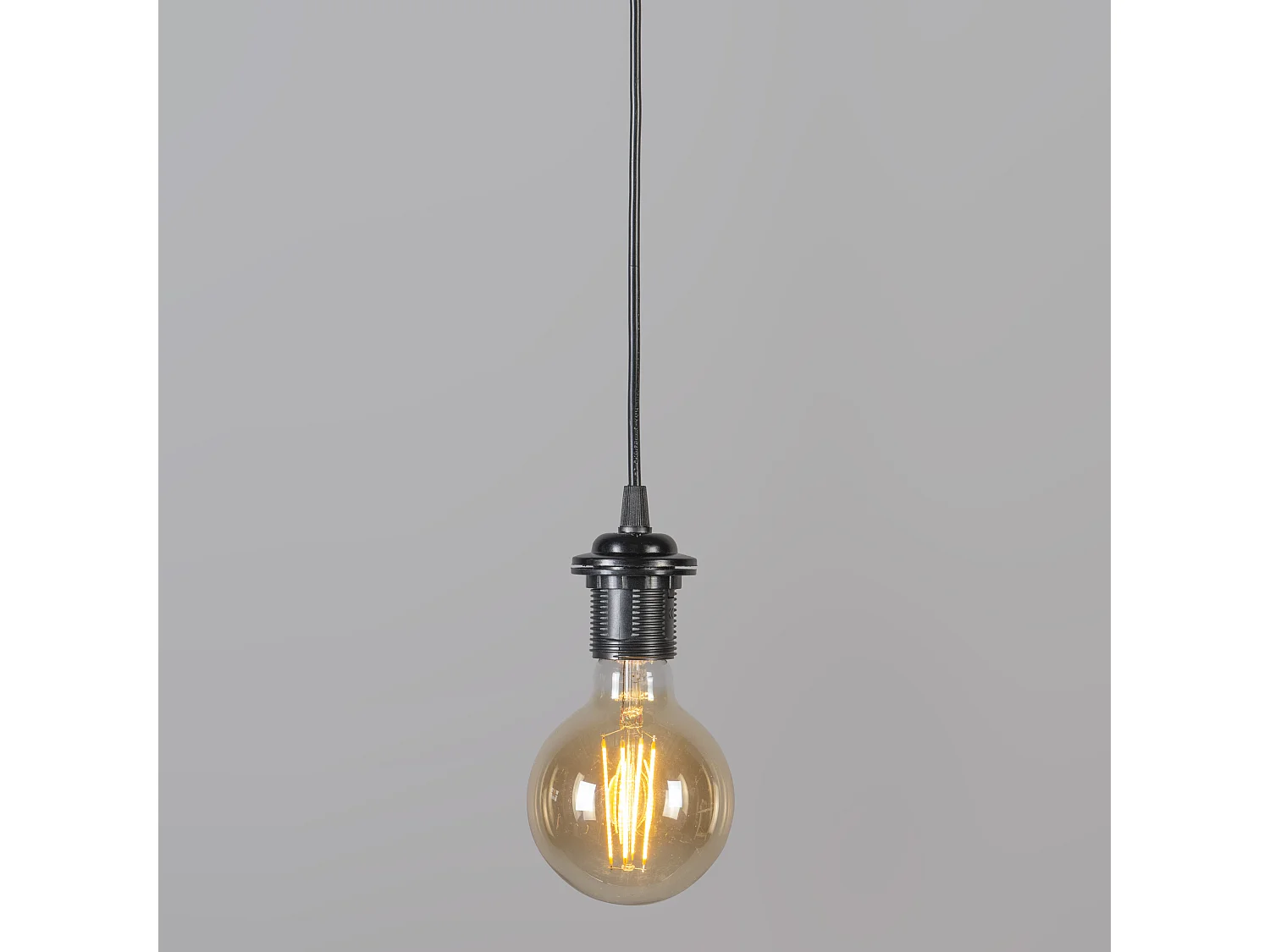 Lot de 2 lampes suspendues rétro noir 50 cm - Granny Frame