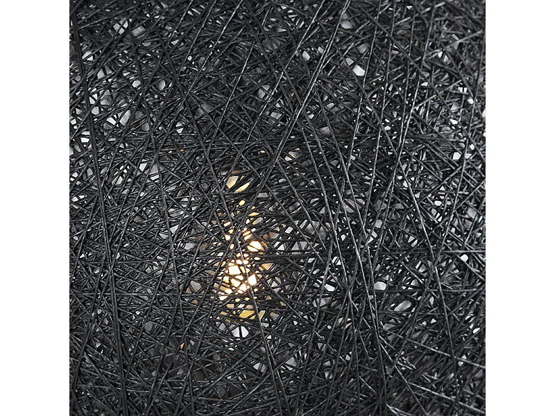 Suspension rustique noire 60 cm - Corda