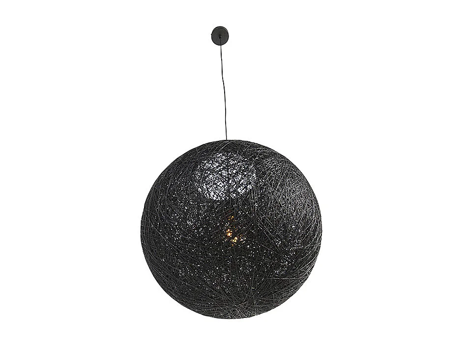 Suspension rustique noire 60 cm - Corda