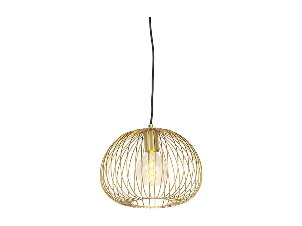 Suspension design dorée - Wire Dough