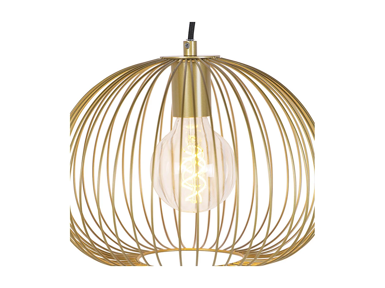 Suspension design dorée - Wire Dough
