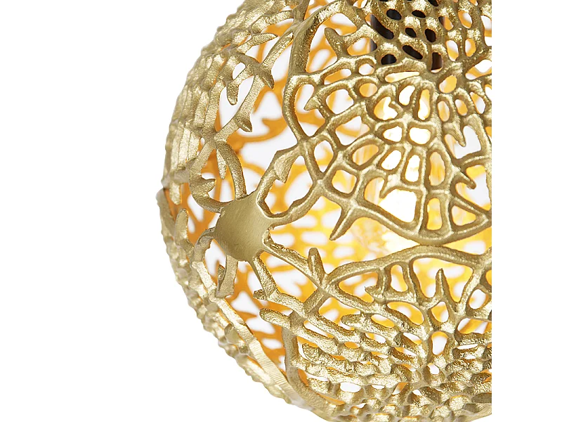 Suspension Art Déco Dorée et Noire - Maro