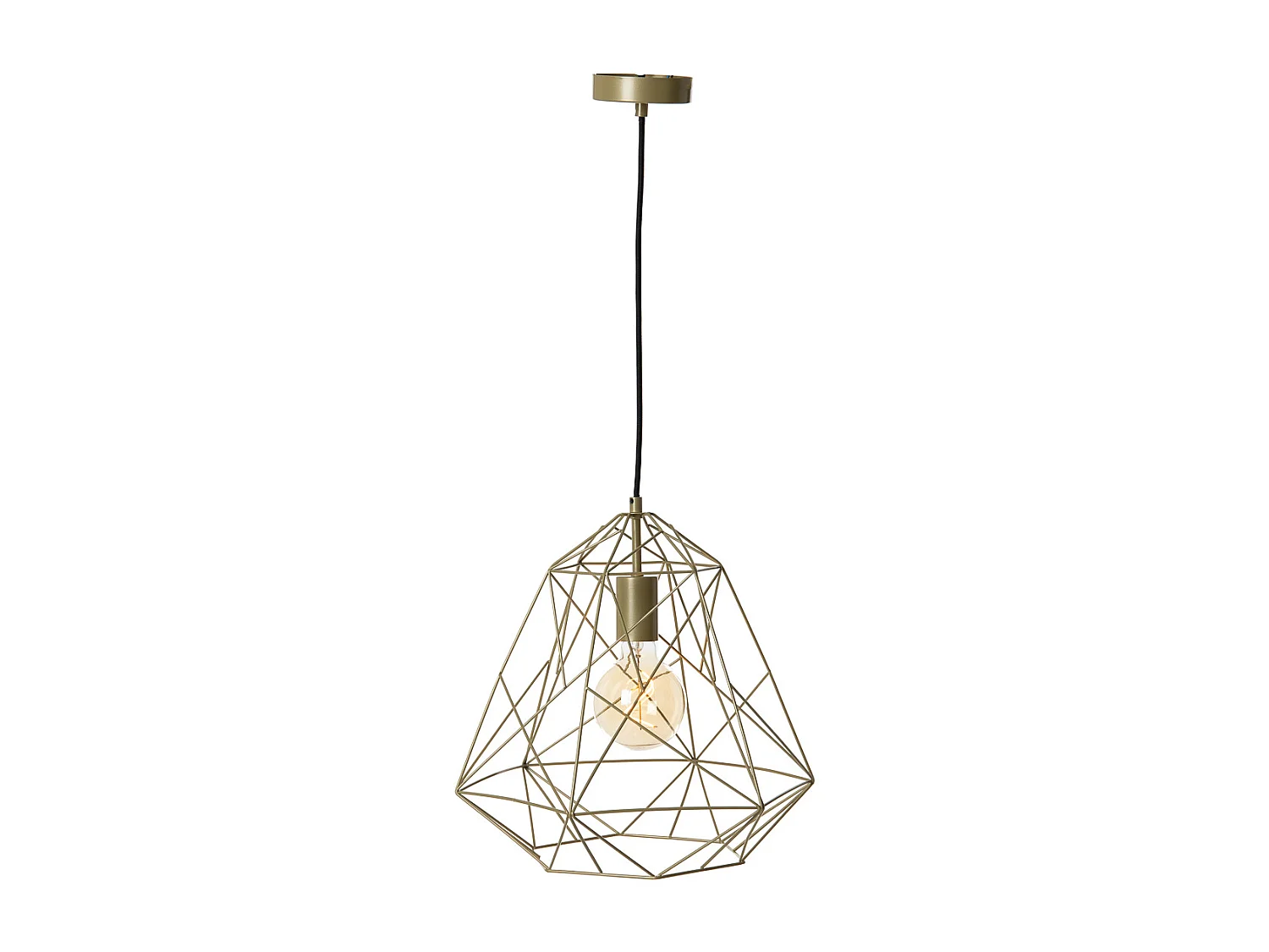 Lampe suspendue industrielle or - Framework Basic