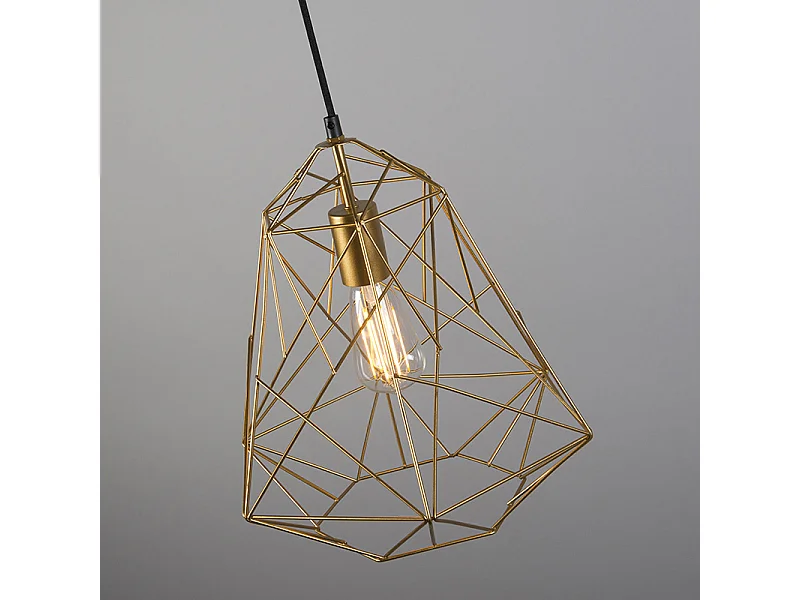 Lampe suspendue industrielle or - Framework Basic