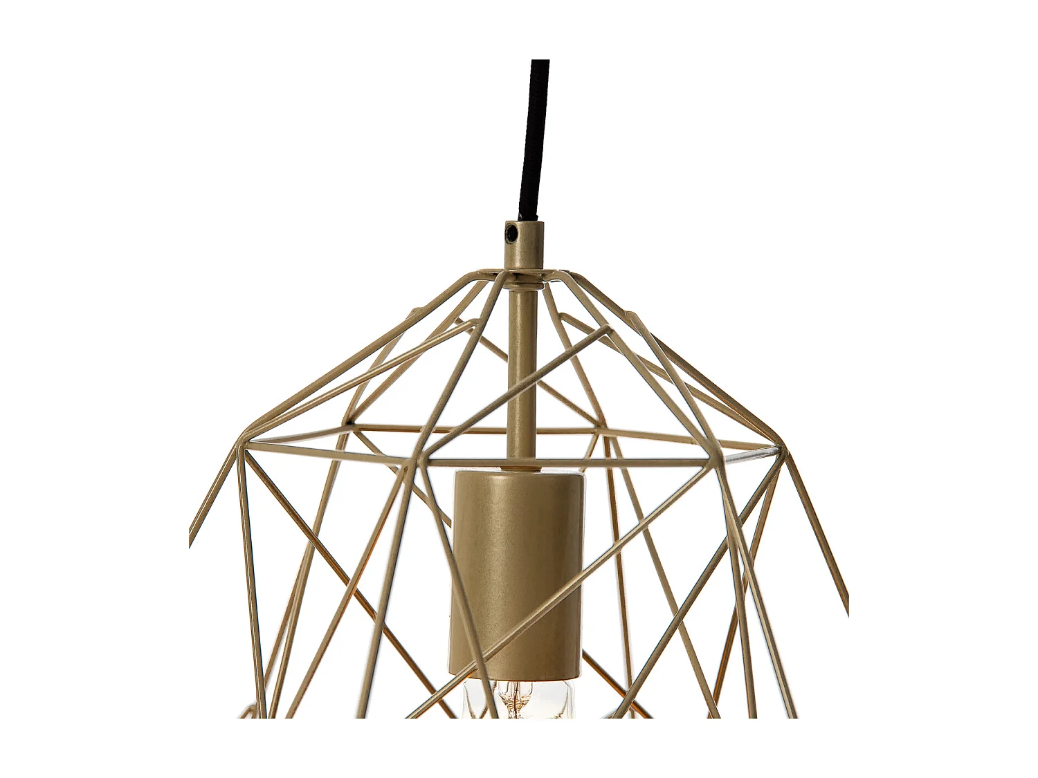 Suspension industrielle dorée - Framework Basic