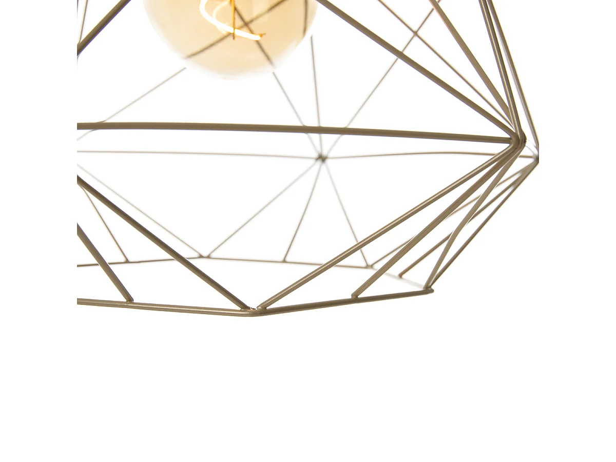 Suspension industrielle dorée - Framework Basic