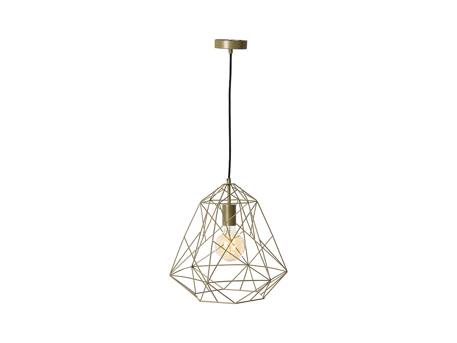 Lampe suspendue industrielle or - Framework Basic
